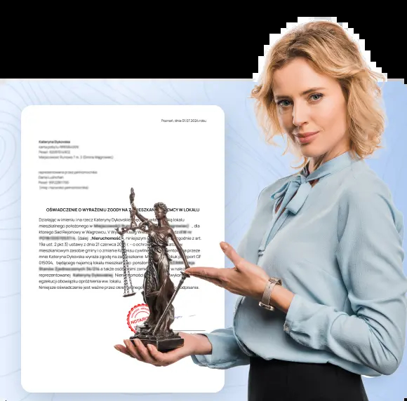 Оформление поручительства нотариально заверенного для договора аренды с <span> Najem Okazjonalny </span>